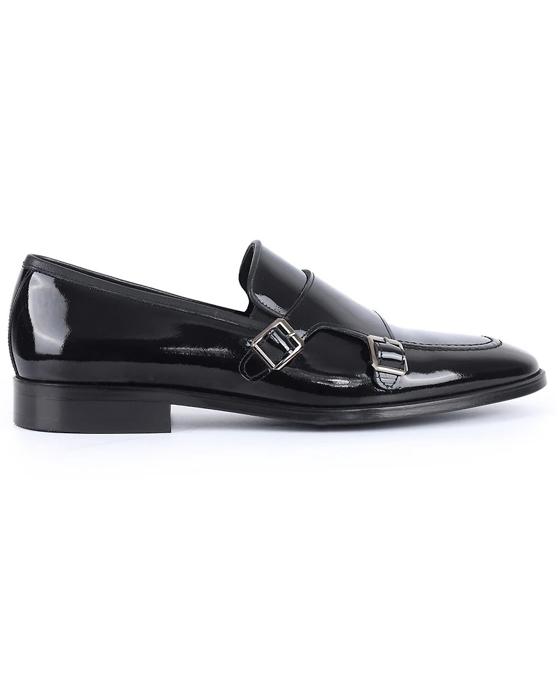 Vellapais Men's Hardin Double Monk Slip-On Loafers