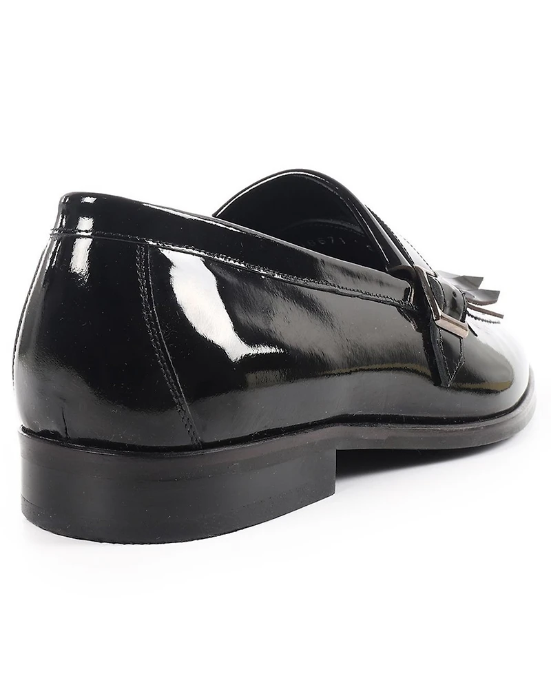 Vellapais Men's Kimpton Monk Strap Round Toe Dress Loafers