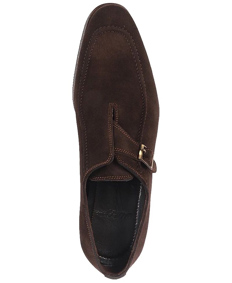Vellapais Men's Monk Strap Slip-On Dress Shoes