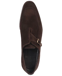 Vellapais Men's Monk Strap Slip-On Dress Shoes