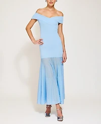 Line & Dot Women's Rowan Off-The-Shoulder Sweater Dress