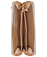 Guess Lucci Boxed Floral Print Large Zip Around Wallet