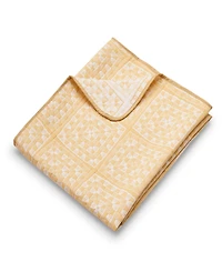 Greenland Home Fashions Granny Squares Reversible Jacquard Woven Throw, 50" x 60"