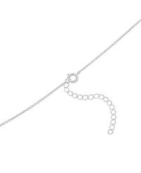 Macy's Sterling Silver Plated Bow Initial Necklaces