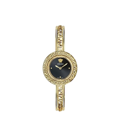 Versace Women's Greca Pendant Ip Yellow Gold Bracelet Watch
