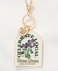 Macy's Flower Show Violet Enamel Bag Charm, Macy's Exclusive