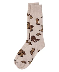 MeMoi Men's Cowboy Boots Crew Socks