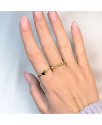 The Lovery Gold Beaded Ring 14K