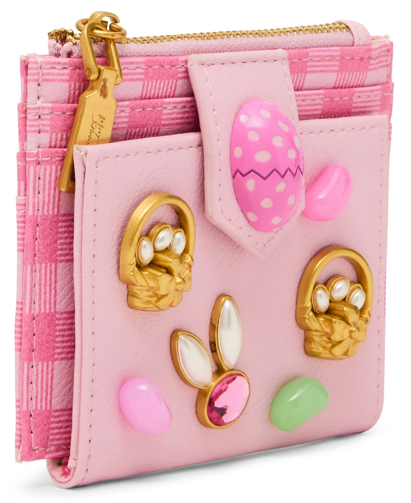 Betsey Johnson Skull Boss Trifold Wallet