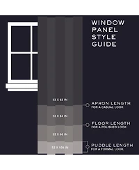 Lauren Ralph Lauren Linen Herringbone Total Blackout, Back Tab and Rod Pocket Single Curtain Panel