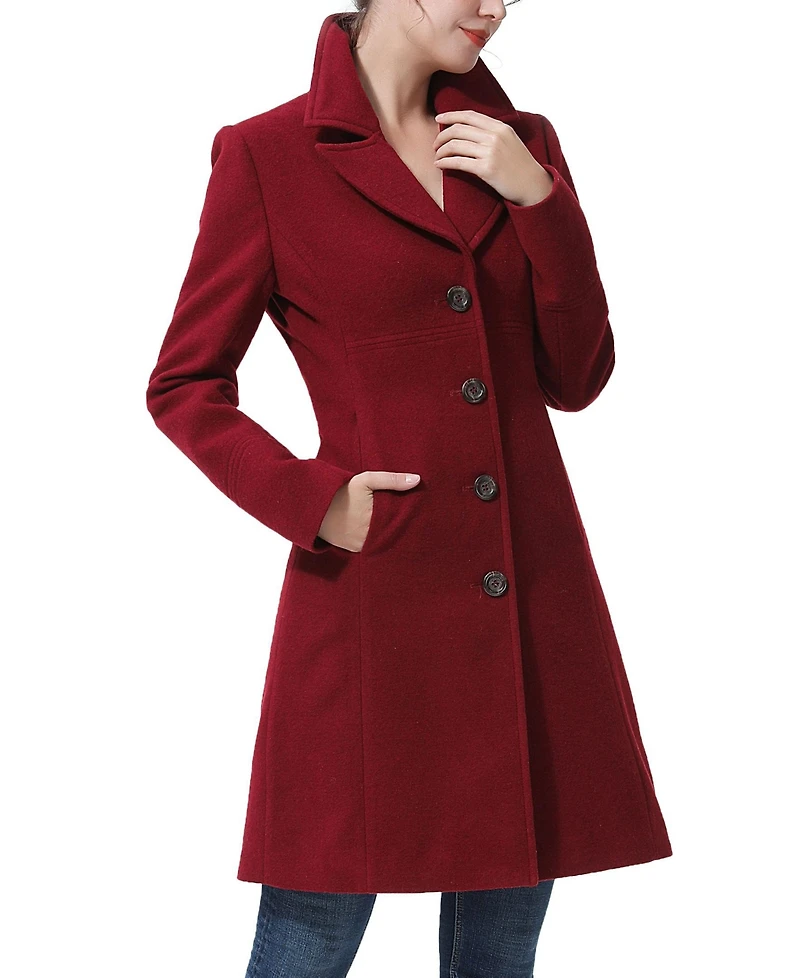 kimi + kai Women's Lumi Wool Blend Walking Coat
