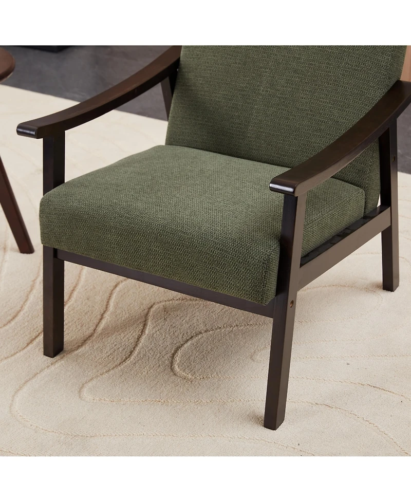 sumyeg Mid-Century Modern Chair with Solid Wood Frame