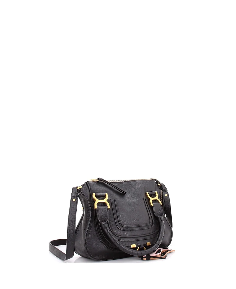 Pre-Owned Chloe Small Marcie Satchel Leather