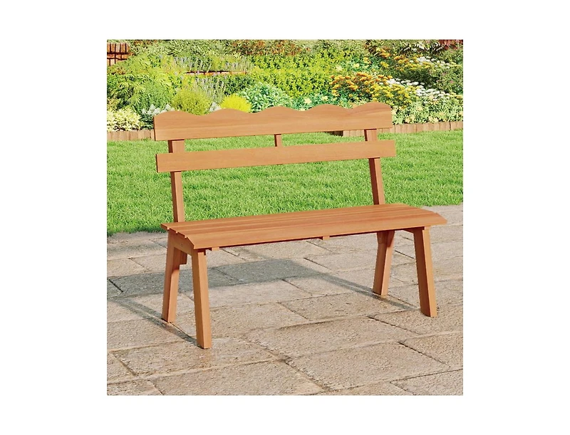 Slickblue Heavy-Duty 800 lb Capacity Acacia Wood Outdoor Garden Bench
