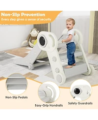 Mecale 2-in-1 Baby Slide and Climber for Toddlers, 18+ Months