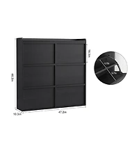 gaomon Shoe Cabinet with 6 Flip Drawers, Wooden Organizer Adjustable Shelf, Storage for Entryway, Hidden