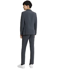 Kenneth Cole Reaction Big Boys Slim Fit 2 Piece Stretch Suit