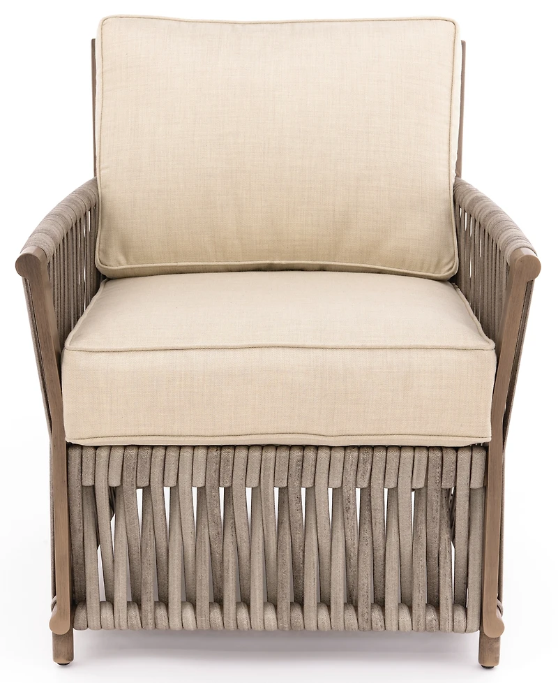 Agio Vera 33" Aluminum Outdoor Club Chair, Created for Macy's