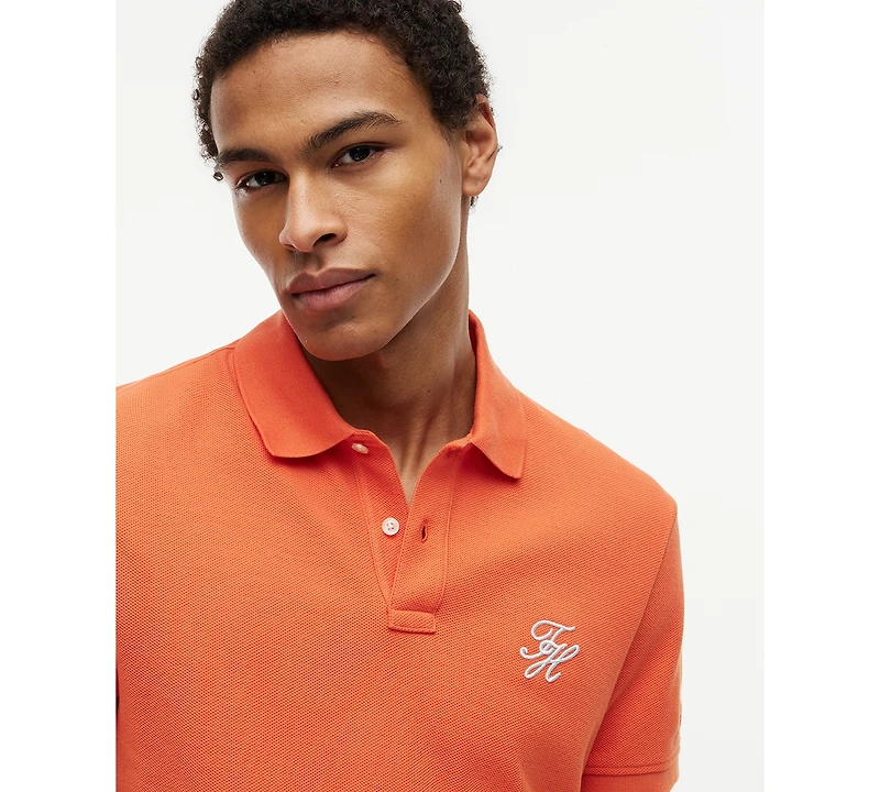 Tommy Hilfiger Men's Short-Sleeve Script Logo Polo Shirt