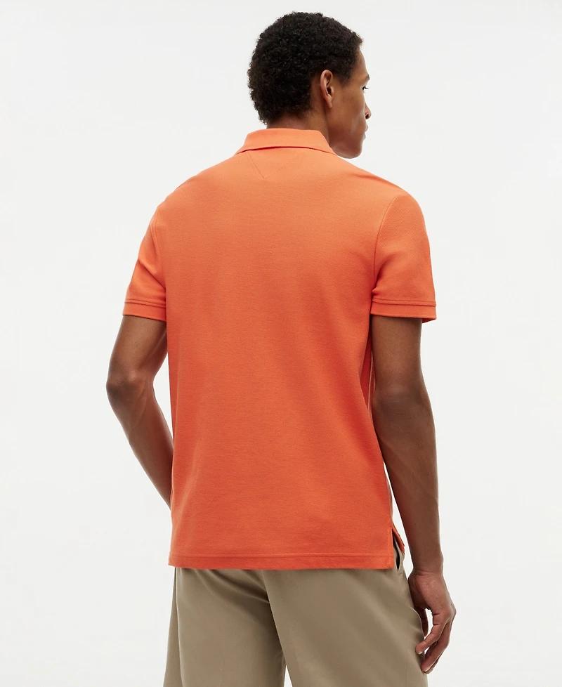 Tommy Hilfiger Men's Short-Sleeve Script Logo Polo Shirt