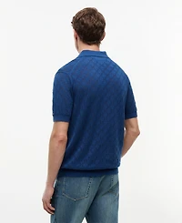 Tommy Hilfiger Men's Short-Sleeve Pointelle Polo Shirt
