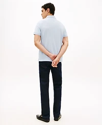 Tommy Hilfiger Men's Short Sleeve Embroidered Chest Stripe Polo Shirt