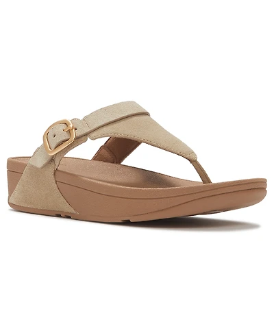 FitFlop Women's Lulu Buckle Wedge Heel Sandals