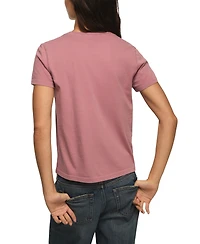 Lucky Brand Women's Classic Fit Woodstock Peace Love Music Crew Neck T-Shirt