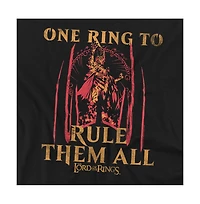 Lord Of The Rings Men's Sauron Helmet And Ring T-Shirt
