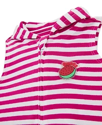 Guess Baby Girls' Hooded Vest, Short-Sleeve Bodysuit, and Short, 3-Piece Set