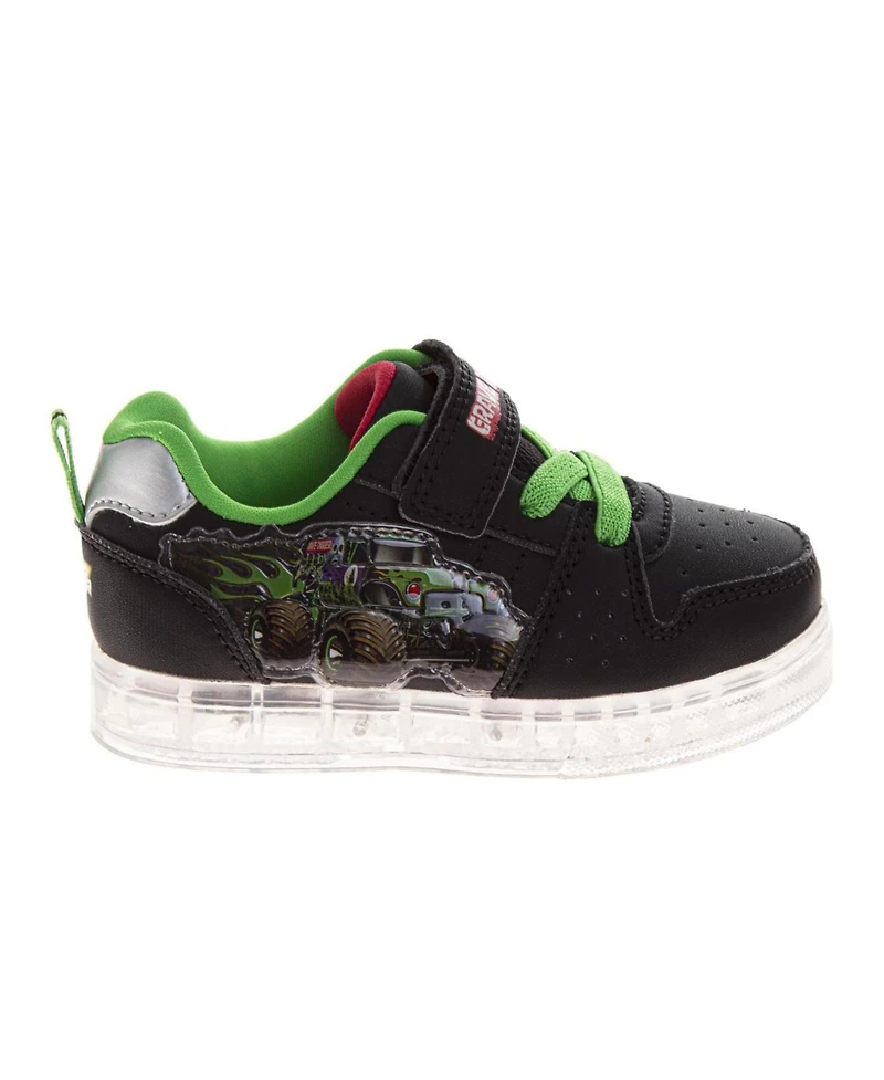 Monster Jam Little Boys Comfortable Casuals Sneaker