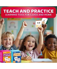 Quokka Math Flash Cards for Kids Ages 5-8 - Addition and Subtraction, Multiplication - 139 Double-Sided Flashcards for Studying