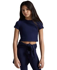Polo Ralph Lauren Girls' 7-16 Ribbed Boxy T-Shirt