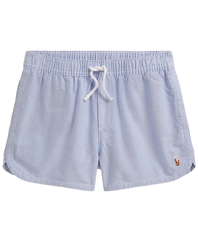 Polo Ralph Lauren Girls' 7-16 Cotton Oxford Pull-On Short