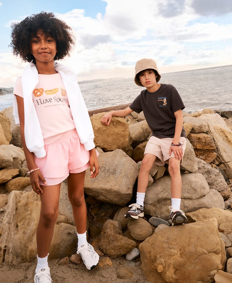 abercrombie kids Girls' Strawberry Pull-On Hoodie