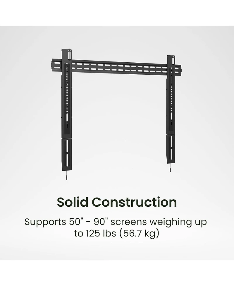 Kanto PF405 Solid Steel Ultra Thin Fixed Tv Mount