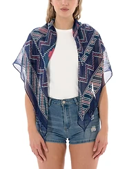 Marcus Adler Satin Abstract Scarf