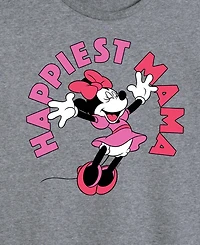 Hybrid Apparel Plus Disney Happiest Mama Short-Sleeve Graphic T-Shirt