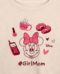 Hybrid Apparel Plus Disney Girl Mom Minnie French Terry Long-Sleeve T-Shirt