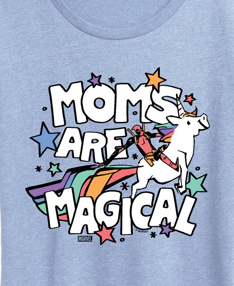 Hybrid Apparel Plus Marvel Moms Are Magical Short-Sleeve Graphic T-Shirt