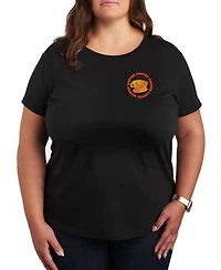 Hybrid Apparel Plus Gilmore Girls Lukes Coffee Circle Short-Sleeve Graphic T-Shirt