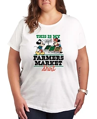 Hybrid Apparel Plus Disney This Is My Farmers Market Shirt Short-Sleeve Graphic T-Shirt