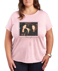 Hybrid Apparel Plus Gilmore Girls Lorelei And Rory Short-Sleeve Graphic T-Shirt