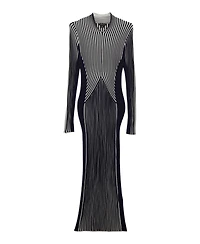 Karen Millen Women's Fitted Long Sleeve Midi Dress