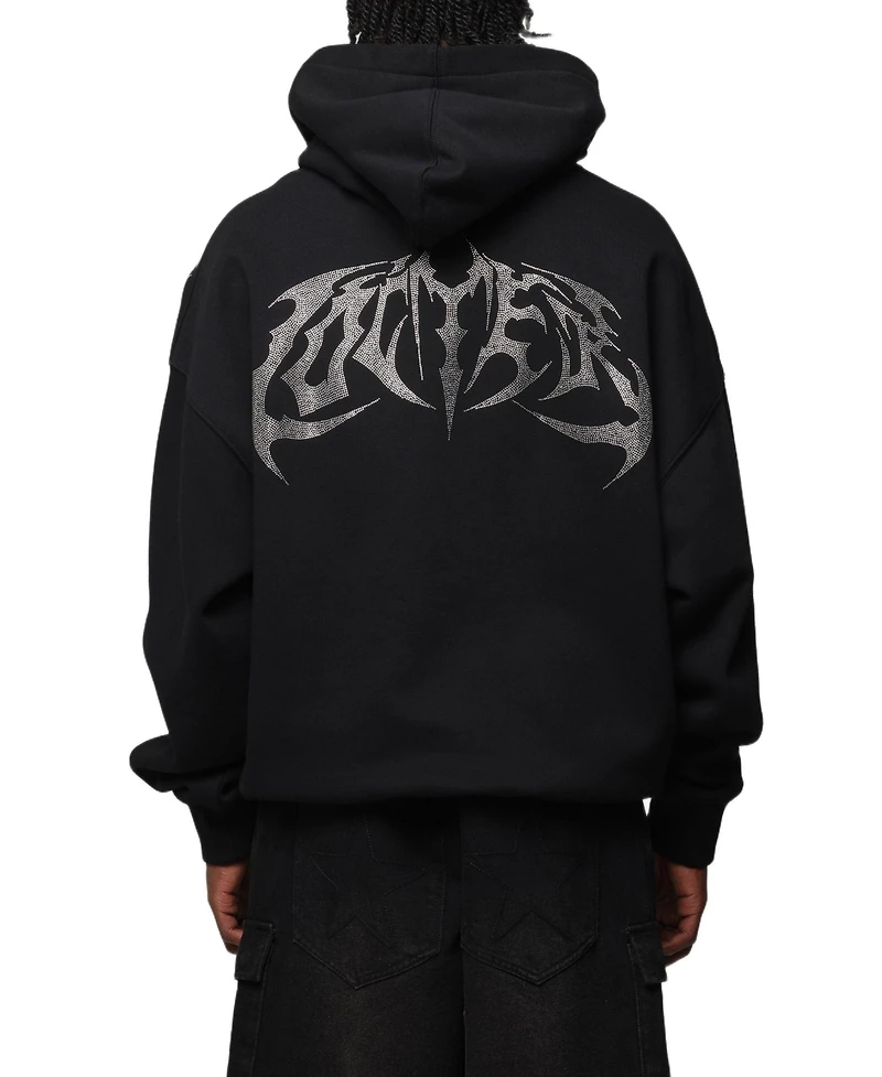 Loiter Men's Metal Rhinestone Hoodie