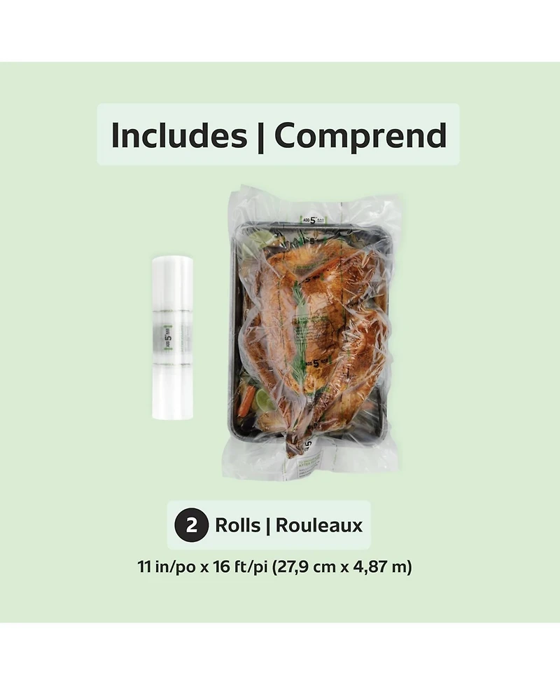 FoodSaver 11" x 16' Expandable Vacuum Seal Roll