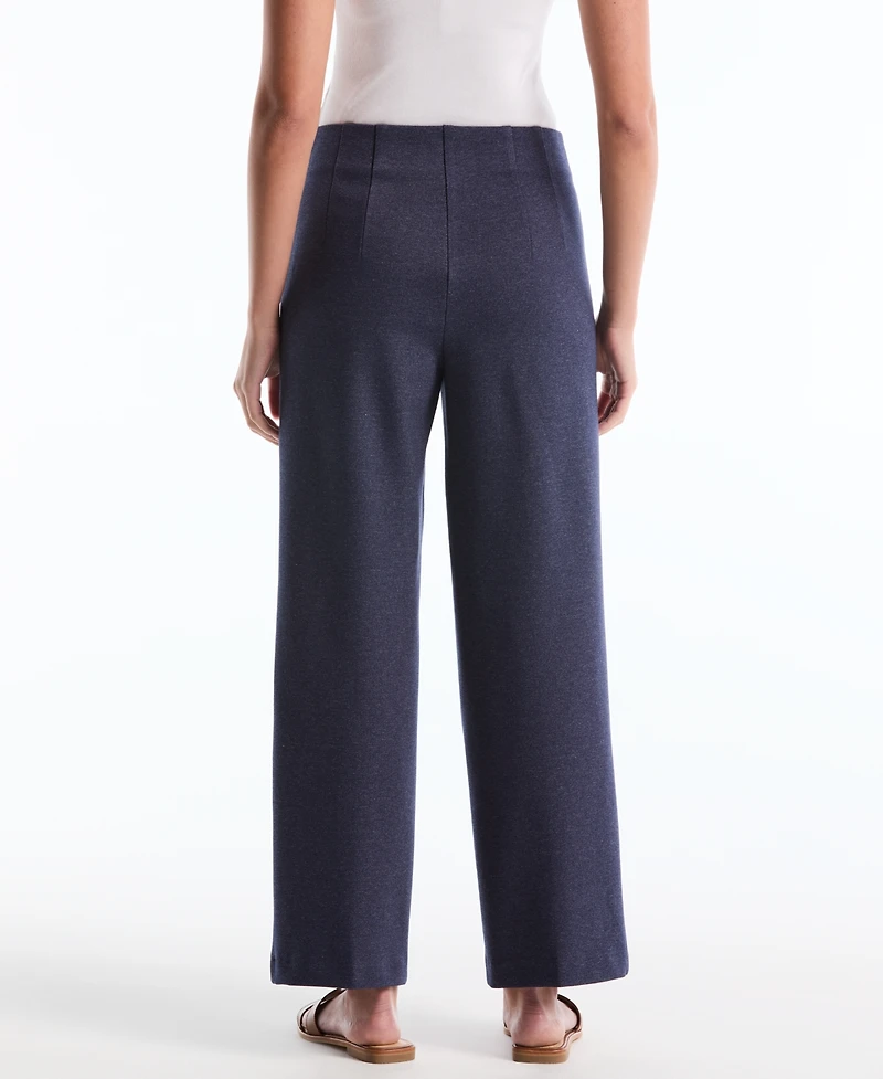 Rafaella Petite Indigo Denim Wide-Leg Pants