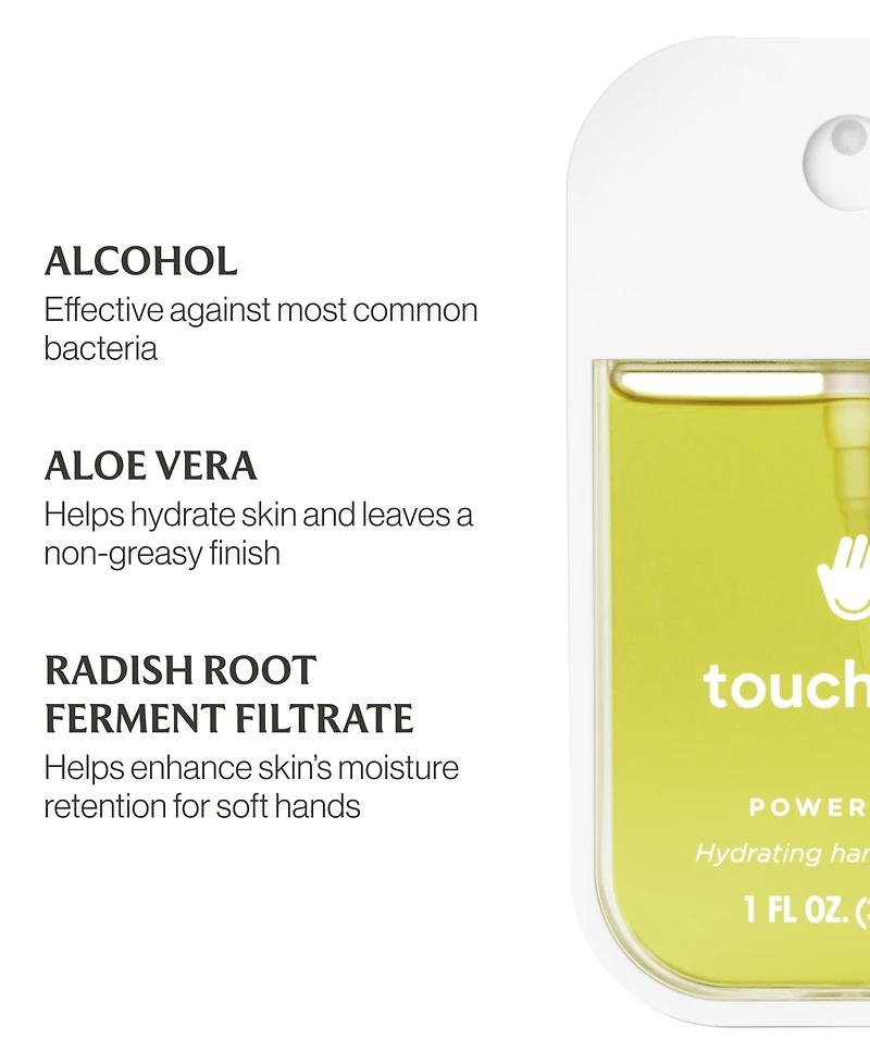 Touchland Power Mist Vanilla Blossom Hydrating Hand Sanitizer, 1 oz.