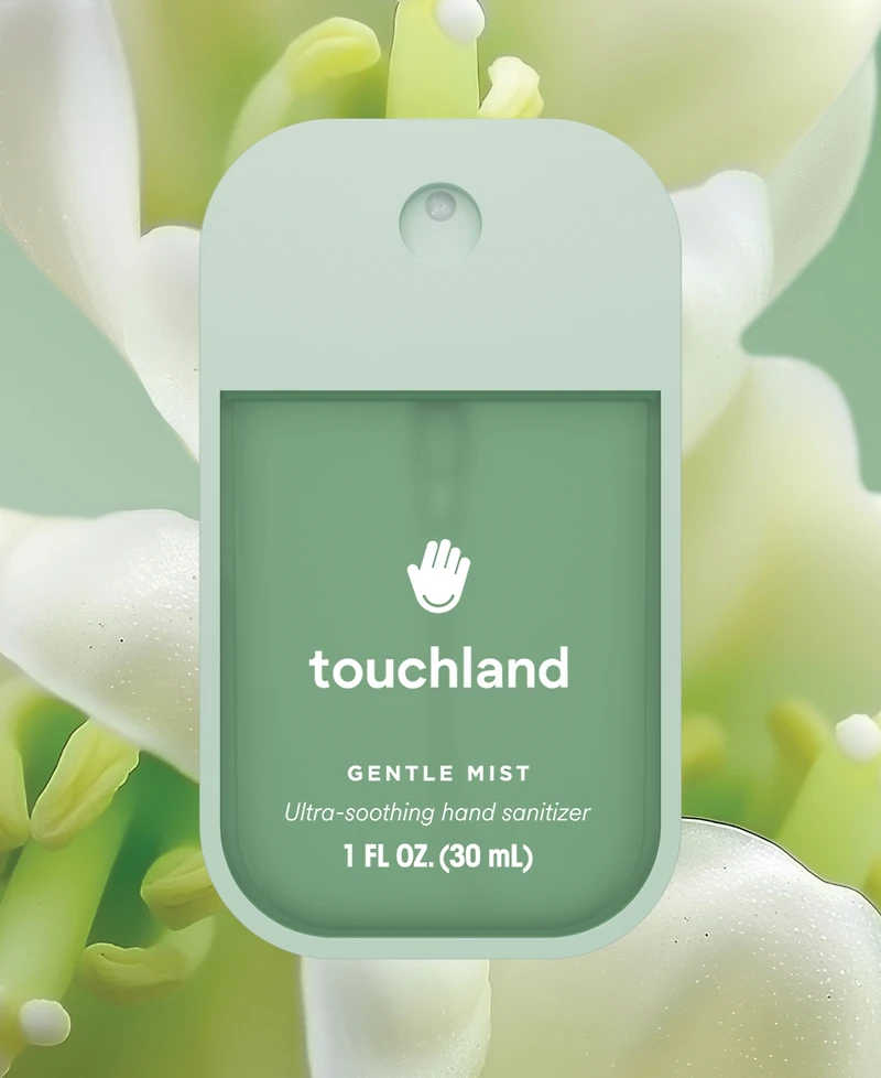 Touchland Gentle Mist Lily of the Valley Hand Sanitizer, 1 oz.