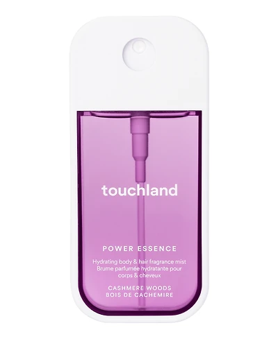 Touchland Power Essence Cashmere Woods Body and Hair Fragrance Mist, 2 oz.